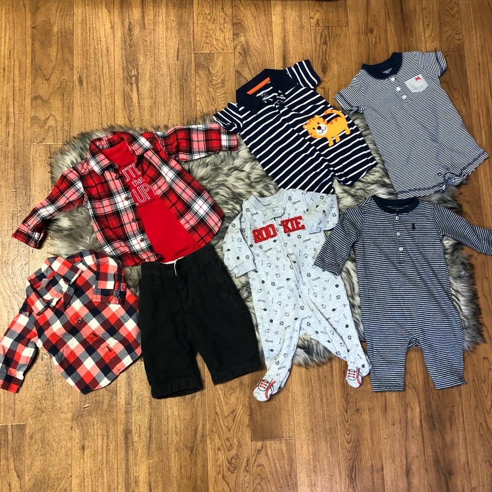 Baby Boy Clothes, 8 Pieces in Excellent Condition